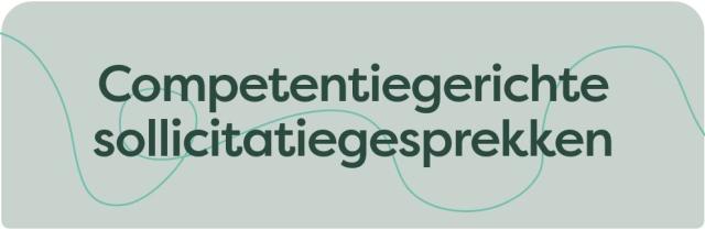Competentiegerichten sollicitatiegesprekken